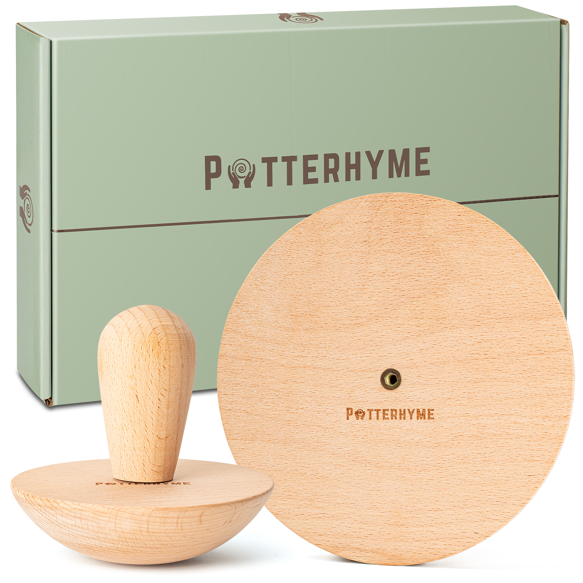 Wooden Pottery Clay Molds 4.5 & 6.5 inch